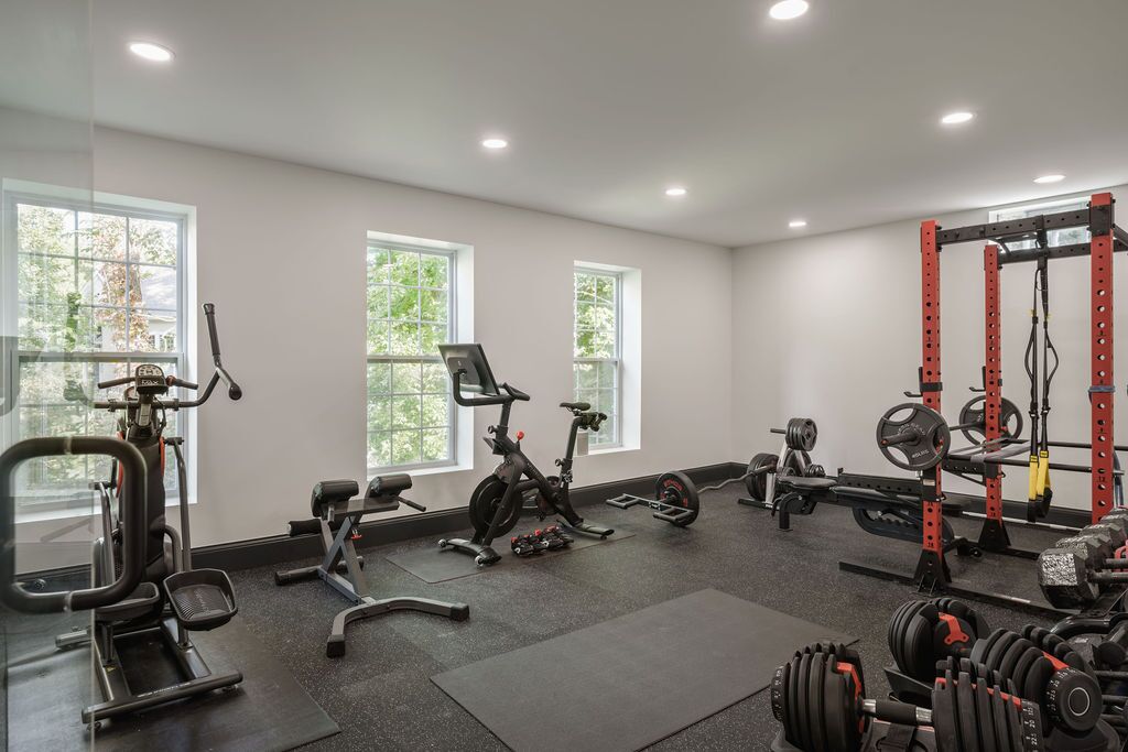 basement workout room