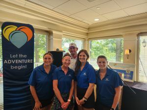 steller team at 2025 golf outing