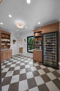 former mud room turned into large pantry