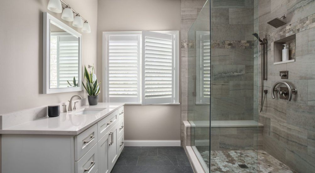 remodeled master bath in powell ohio