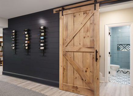 basement living area in westerville, ohio