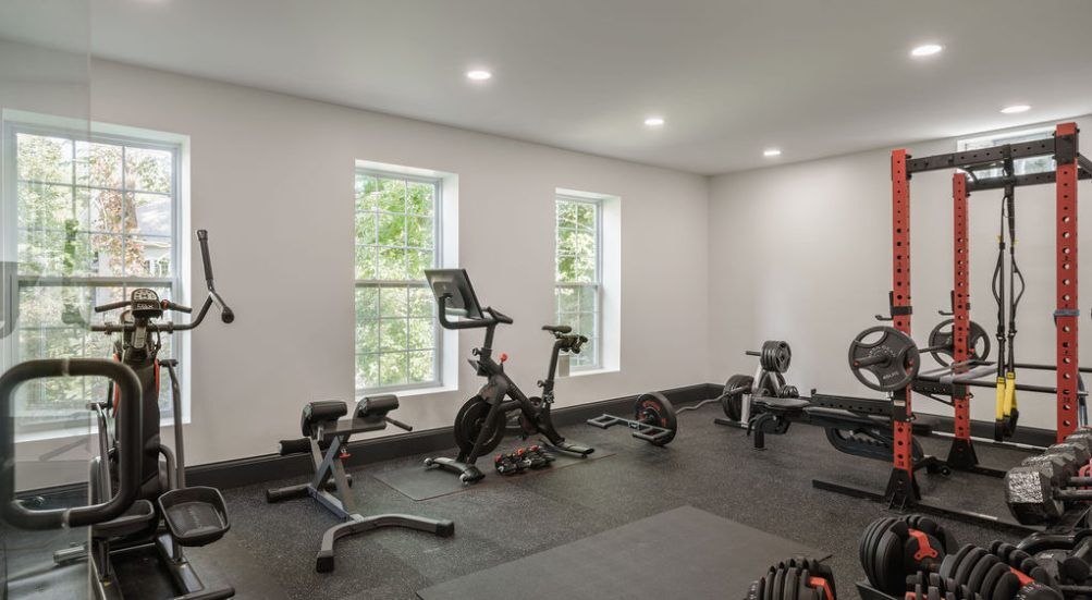 basement workout room